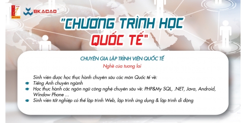 CHƯƠNG TRÌNH CHUYÊN GIA LẬP TRÌNH QUỐC TẾ  