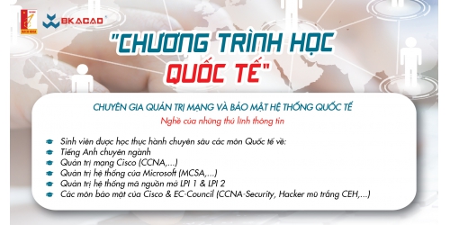 CHƯƠNG TRÌNH CHUYÊN GIA QUẢN TRỊ MẠNG & BẢO MẬT HỆ THỐNG QUỐC TẾ