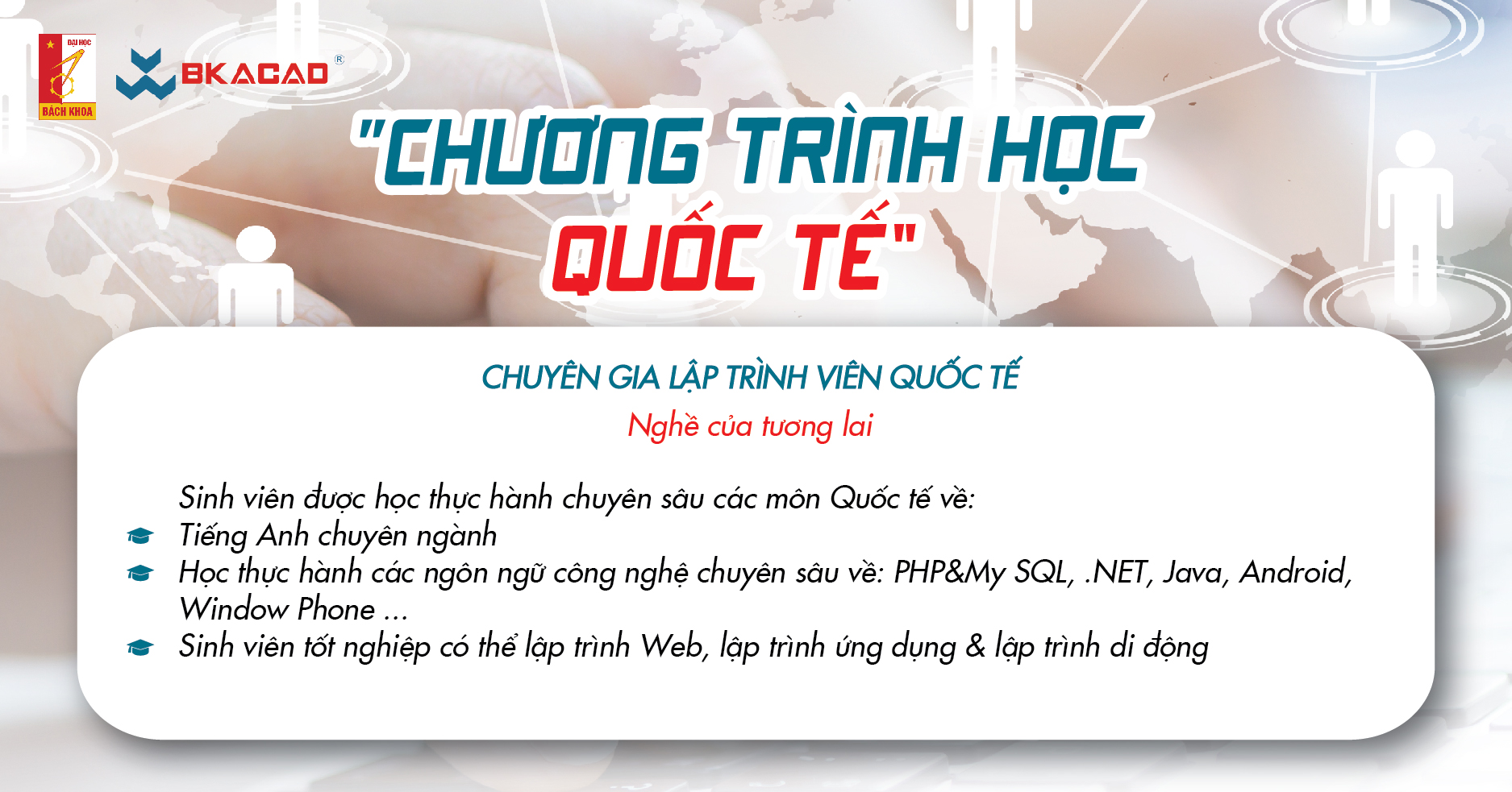 CHƯƠNG TRÌNH CHUYÊN GIA LẬP TRÌNH QUỐC TẾ  