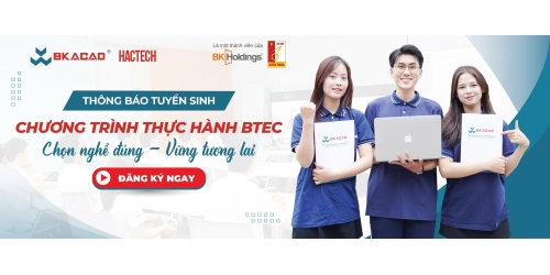 THÔNG TIN TUYỂN SINH CHƯƠNG TRÌNH ĐÀO TẠO THỰC HÀNH BTEC NĂM 2025