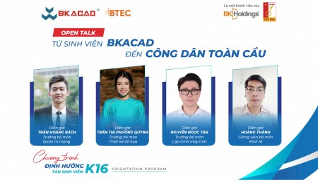 OPEN TALK: TỪ SINH VIÊN BKACAD ĐẾN CÔNG DÂN TOÀN CẦU