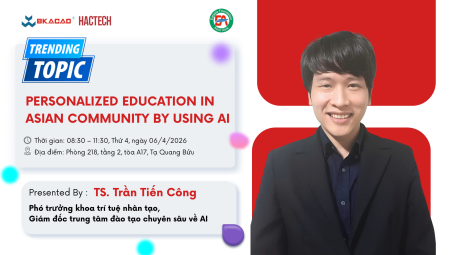 GẶP GỠ TS. TRẦN TIẾN CÔNG – NHÀ KHOA HỌC CÓ CÔNG TRÌNH LỌT TOP 1 THẾ GIỚI VỀ AI